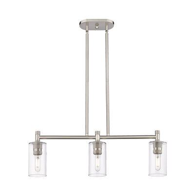 Downtown Urban Island Light Cast Brass