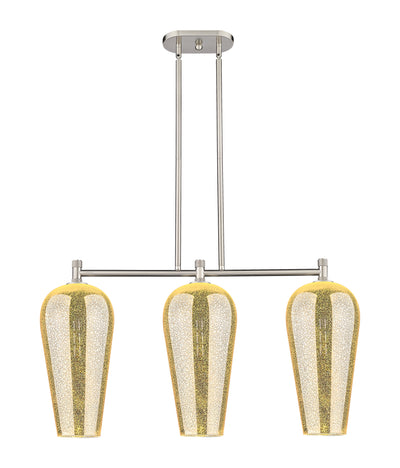 Downtown Urban Island Light Cast Brass