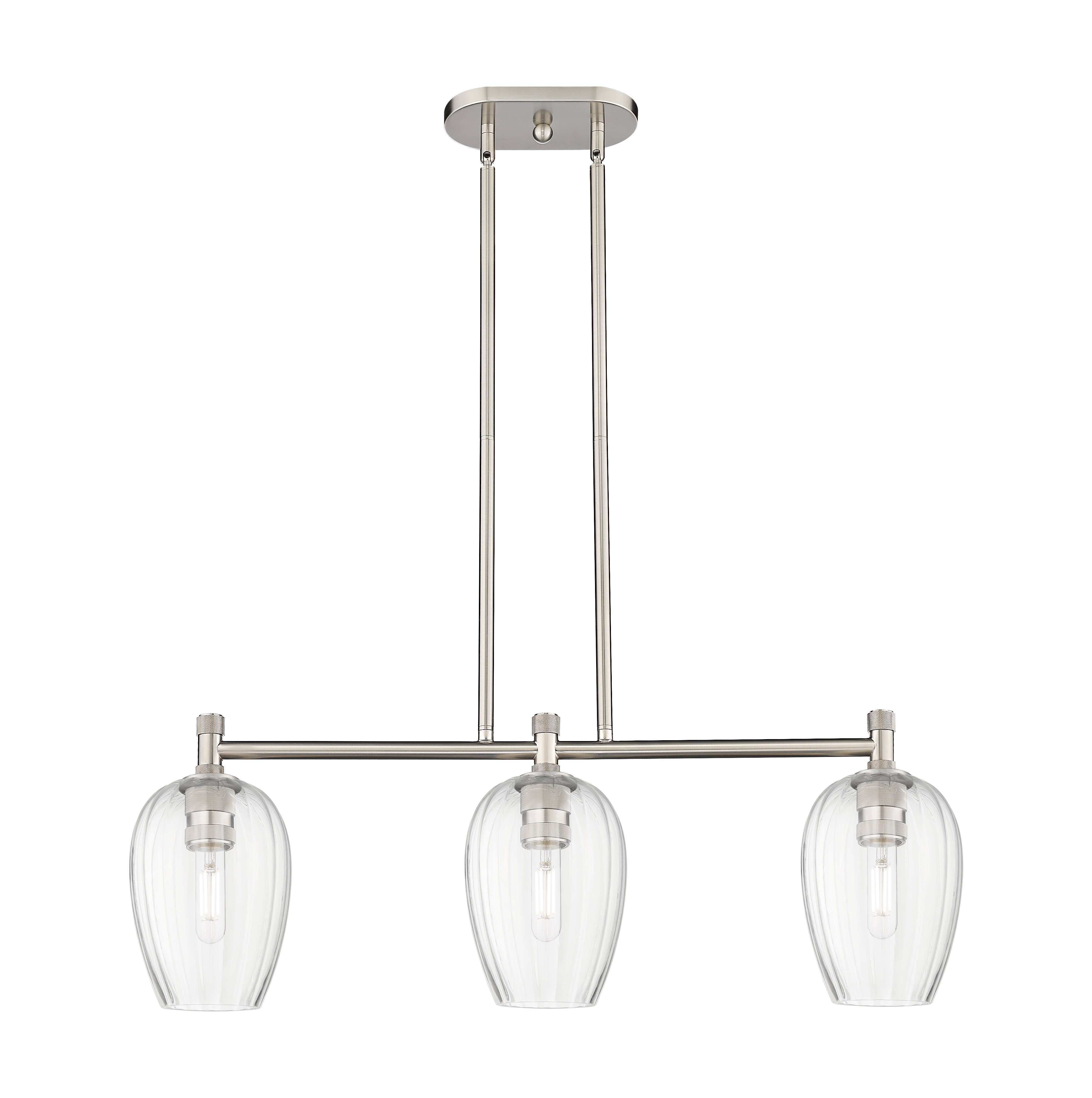 Downtown Urban Island Light Cast Brass