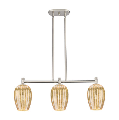 Downtown Urban Island Light Cast Brass