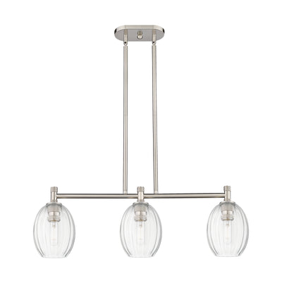 Downtown Urban Island Light Brass Finish