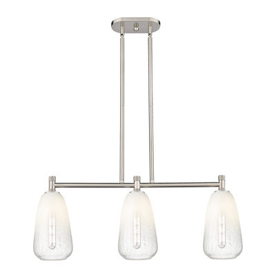 Downtown Urban Island Light Cast Brass Finish