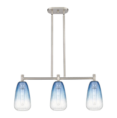 Downtown Urban Island Light Cast Brass Finish