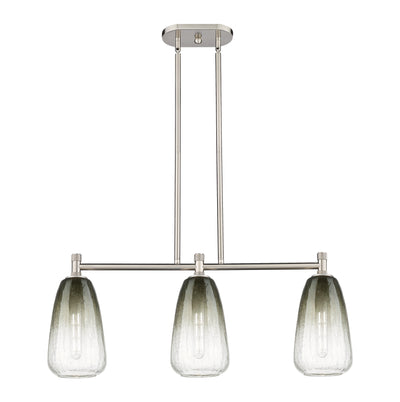 Downtown Urban Island Light Cast Brass Finish
