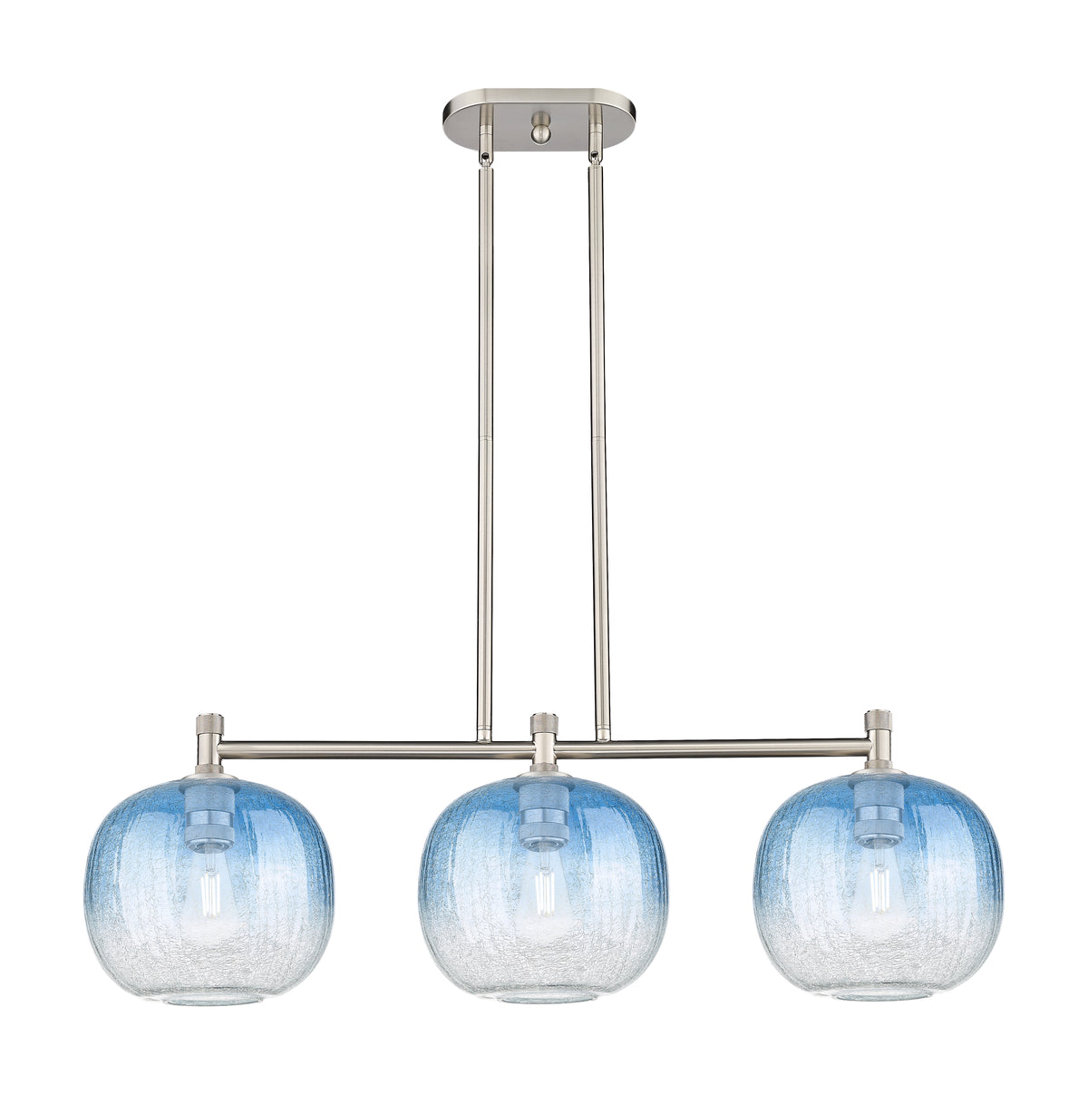 Brookhaven Sphere 38-Inch 3-Light Stem-Hung Island Light