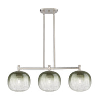 Brookhaven Sphere 38-Inch 3-Light Stem-Hung Island Light