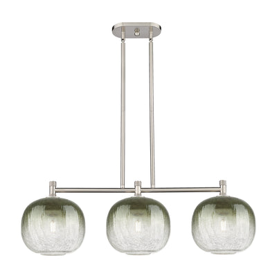 Downtown Urban Island Light Cast Brass