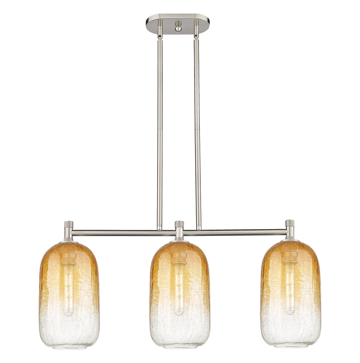 Brookhaven Cloche 34-Inch 3-Light Stem-Hung Island Light