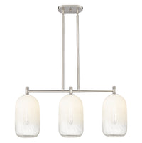 Brookhaven Cloche 34-Inch 3-Light Stem-Hung Island Light