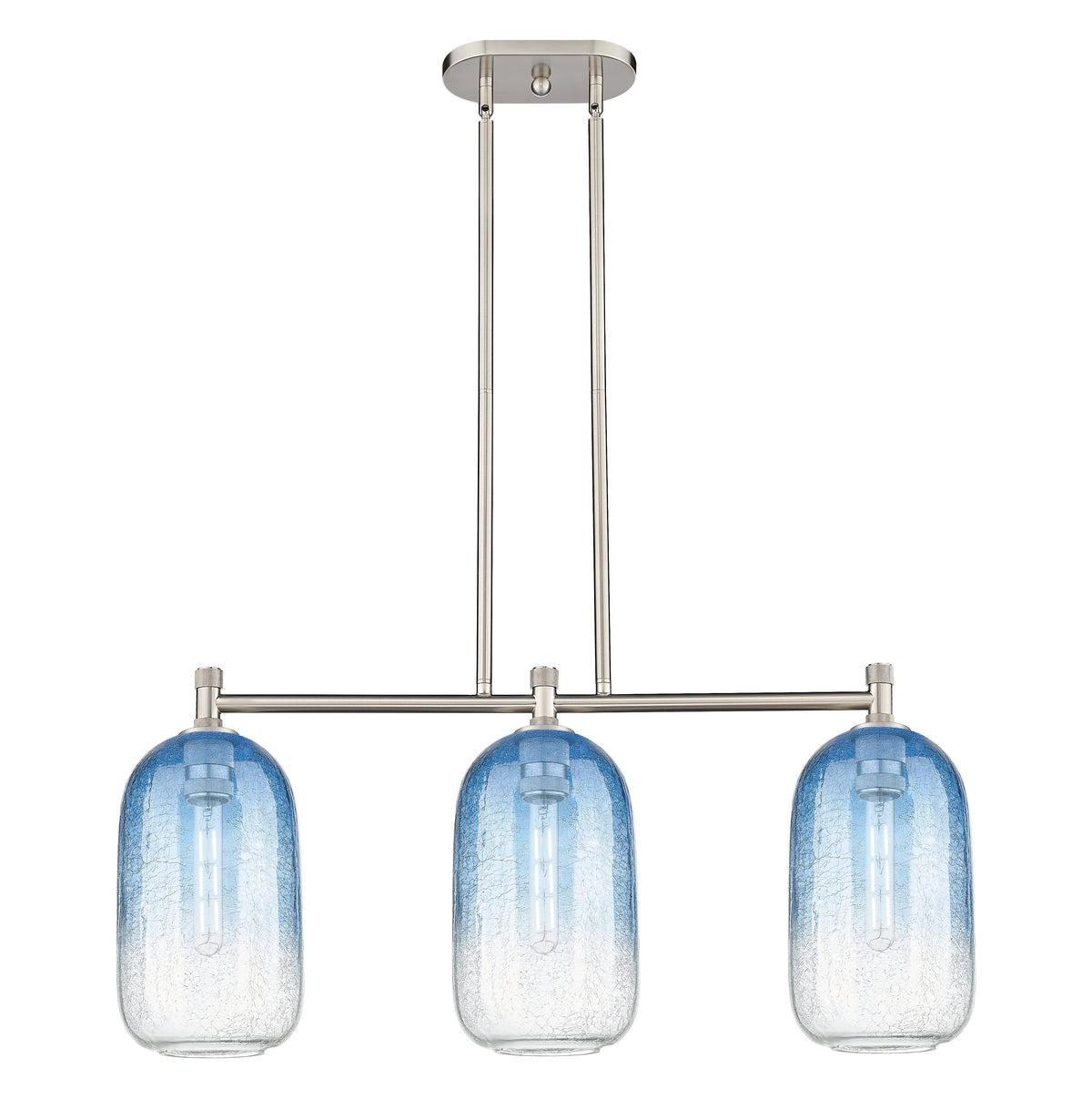 Brookhaven Cloche 34-Inch 3-Light Stem-Hung Island Light