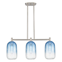 Brookhaven Cloche 34-Inch 3-Light Stem-Hung Island Light
