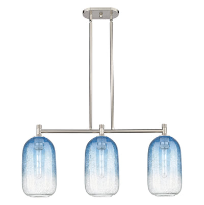 Downtown Urban Island Light Brass Glass