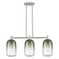 Brookhaven Cloche 34-Inch 3-Light Stem-Hung Island Light