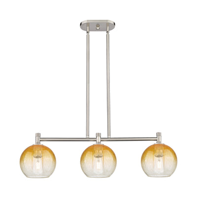Downtown Urban Island Light Cast Brass