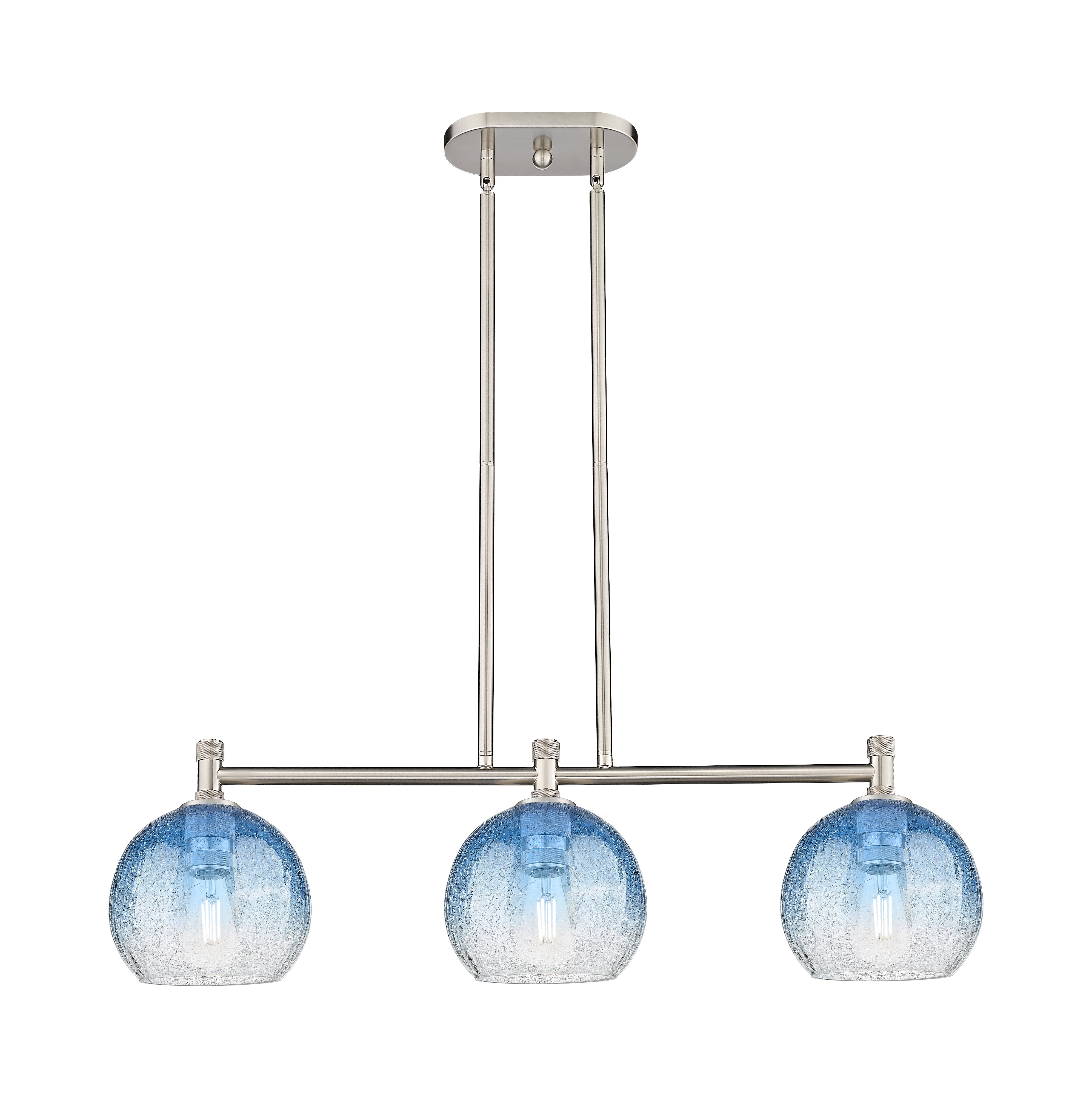 Downtown Urban Island Light Cast Brass
