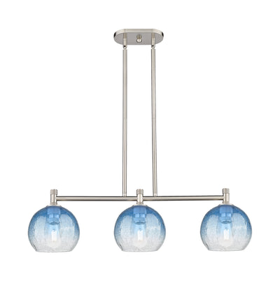 Downtown Urban Island Light Cast Brass