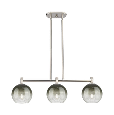 Downtown Urban Island Light Cast Brass