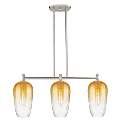 Downtown Urban Island Light Cast Brass Steel