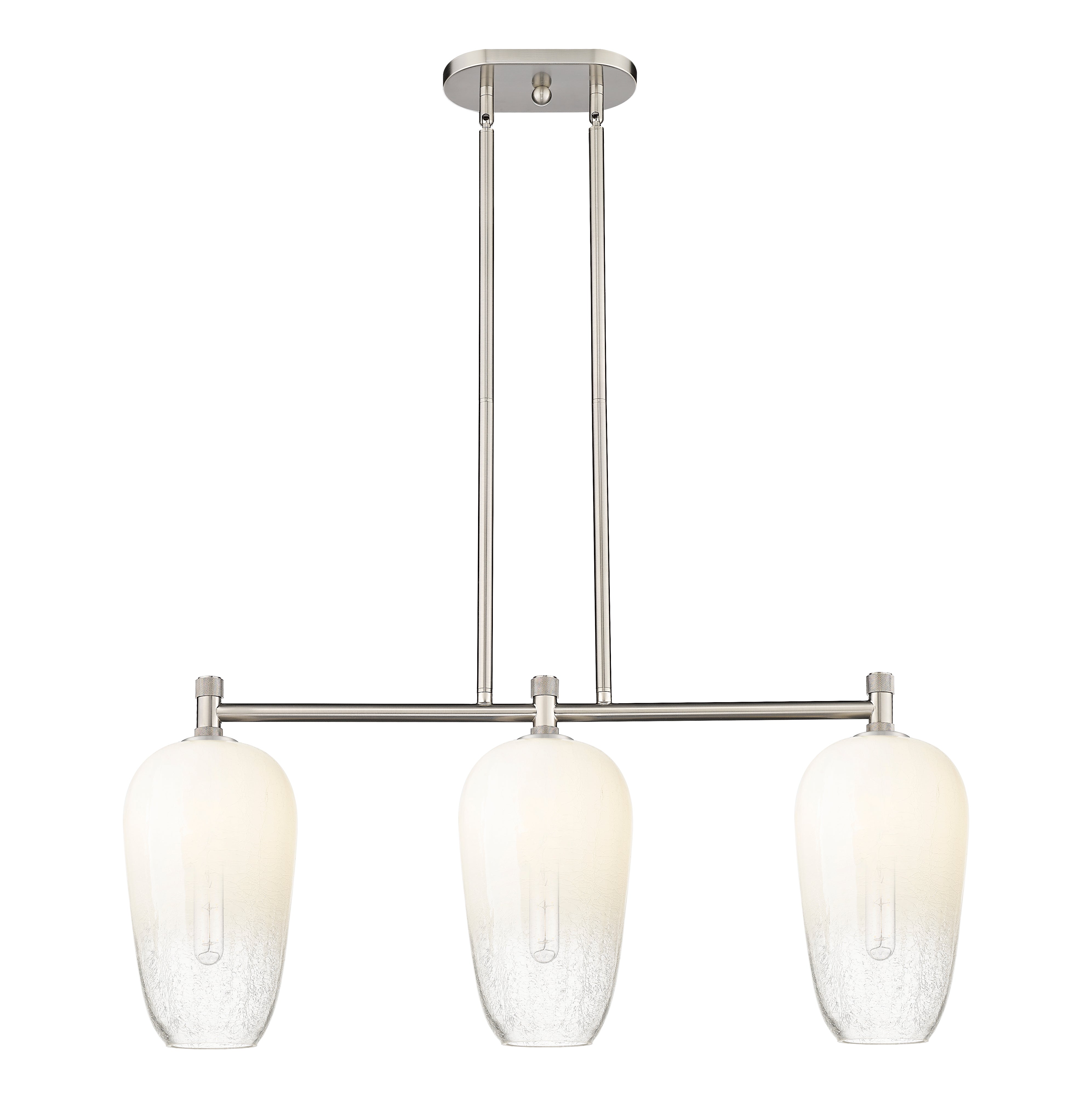 Downtown Urban Island Light Cast Brass Steel