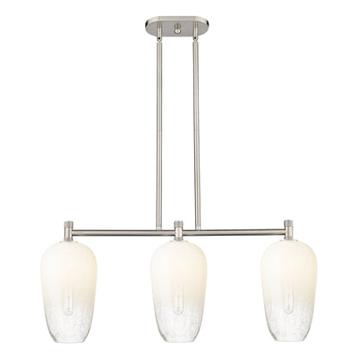 Downtown Urban Island Light Cast Brass Steel