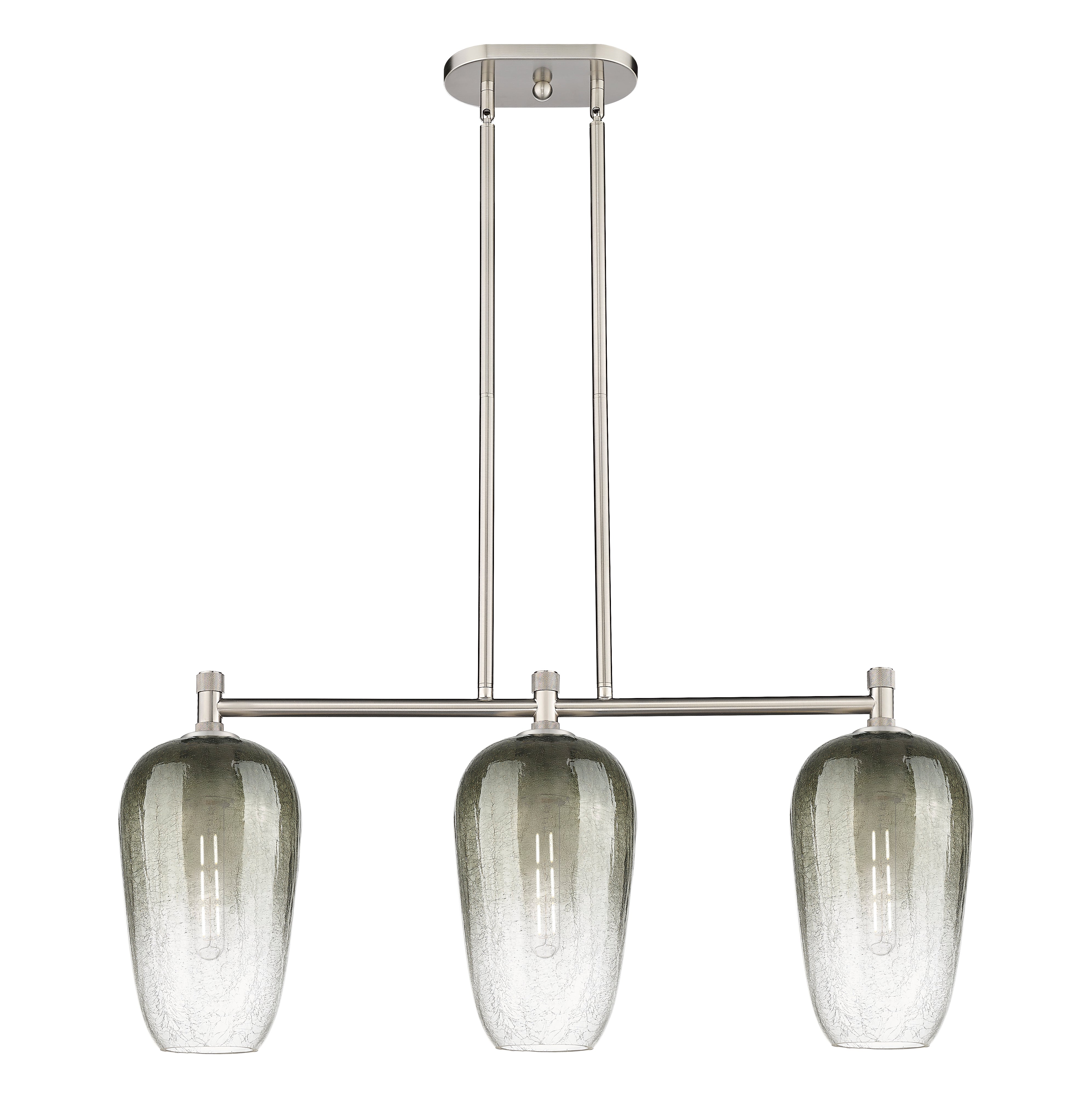 Downtown Urban Island Light Cast Brass Steel