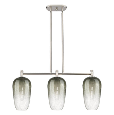 Downtown Urban Island Light Cast Brass Steel