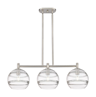 Downtown Urban Island Light Cast Brass