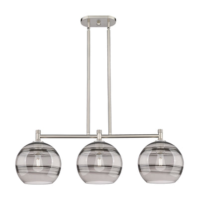 Downtown Urban Island Light Cast Brass