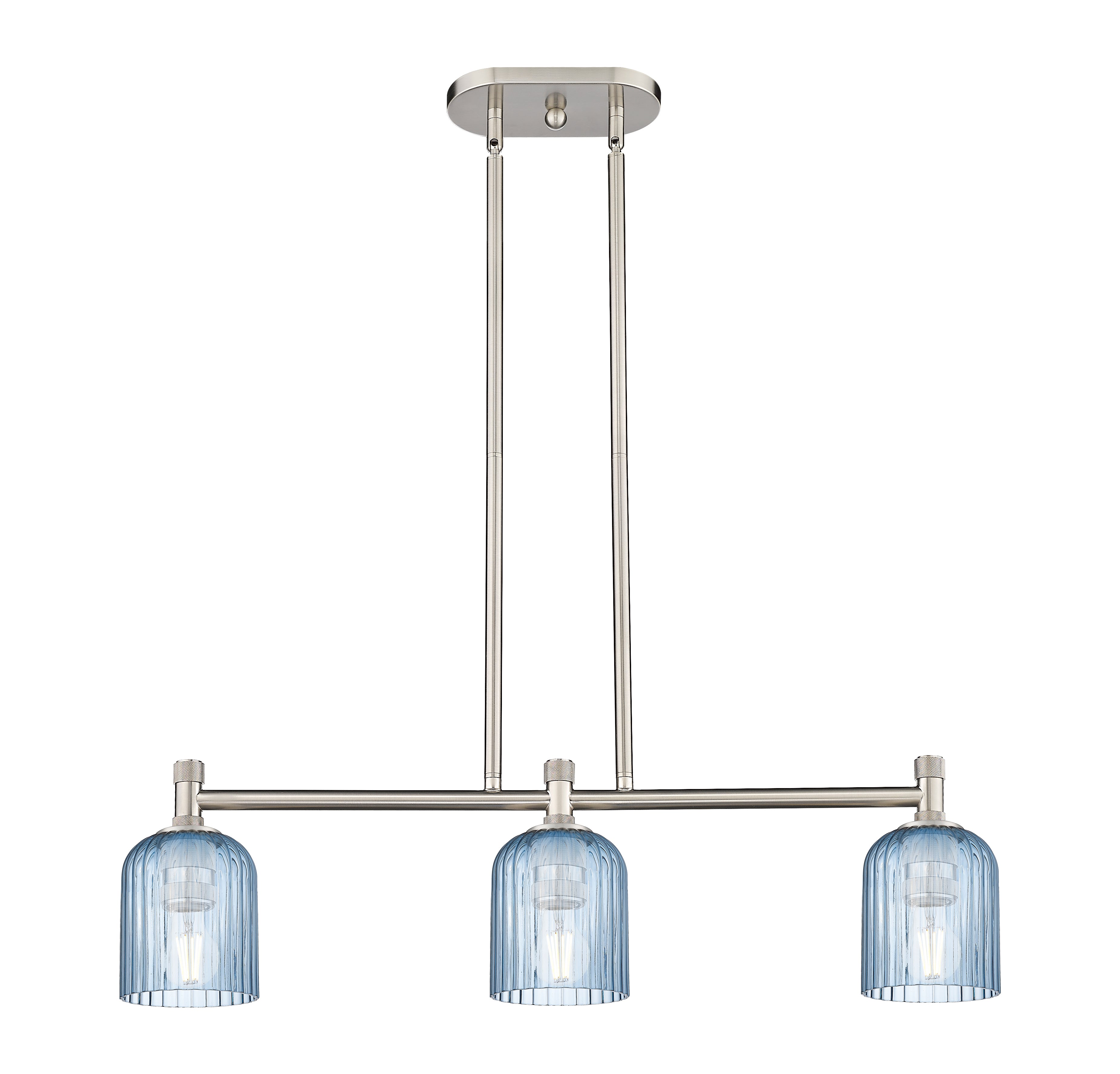 Downtown Urban Island Light Cast Brass