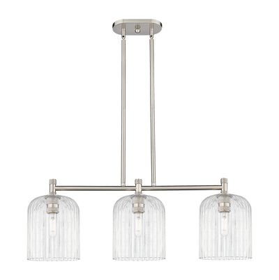 Downtown Urban Island Light Brass Steel Glass