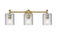 Downtown Urban Bath Vanity Light Cast Brass