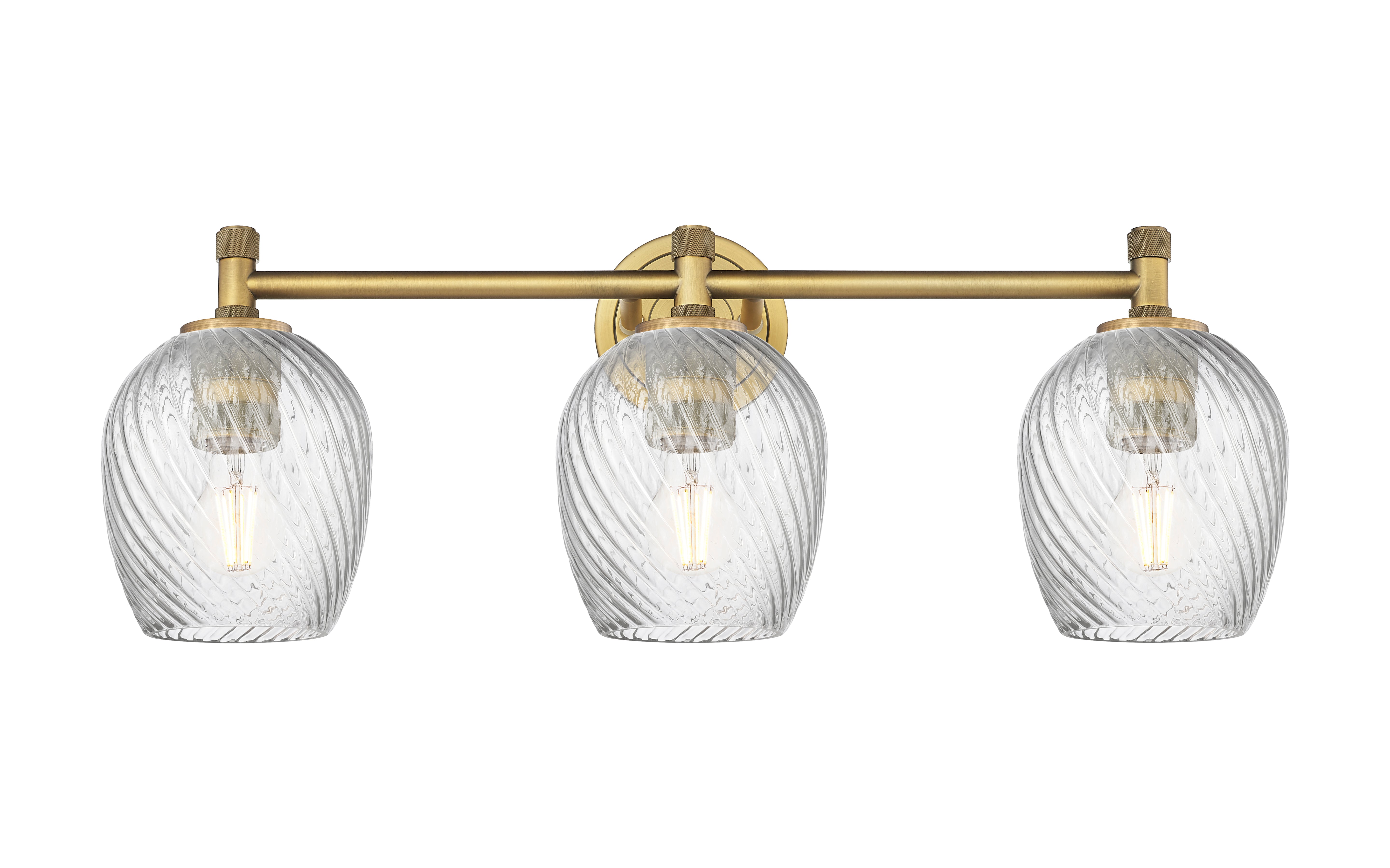 Downtown Urban Vanity Light Cast Brass