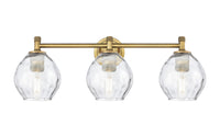 Downtown Urban Bath Vanity Light Brass Glass