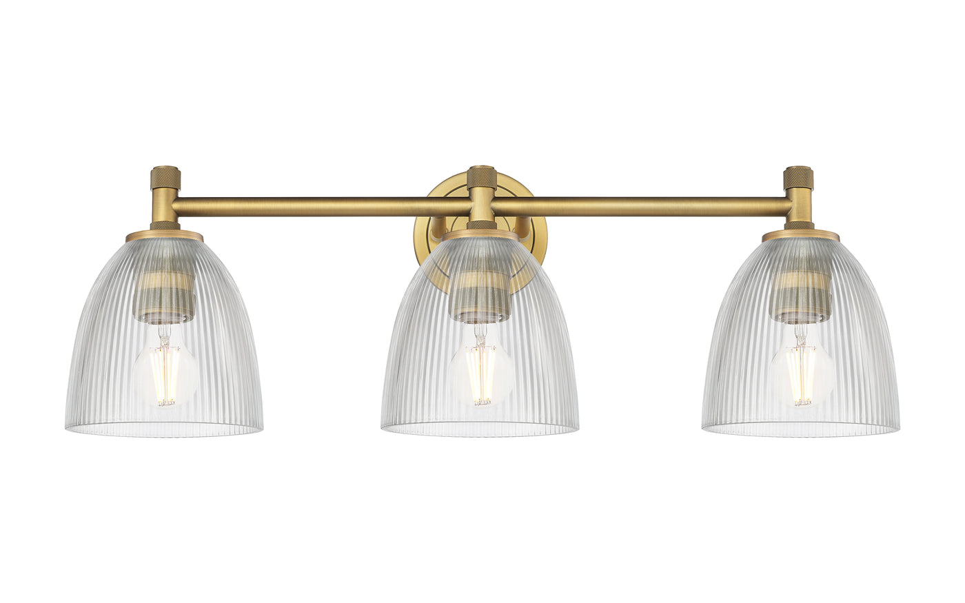 Downtown Urban Bath Vanity Light 24 Inch Brass