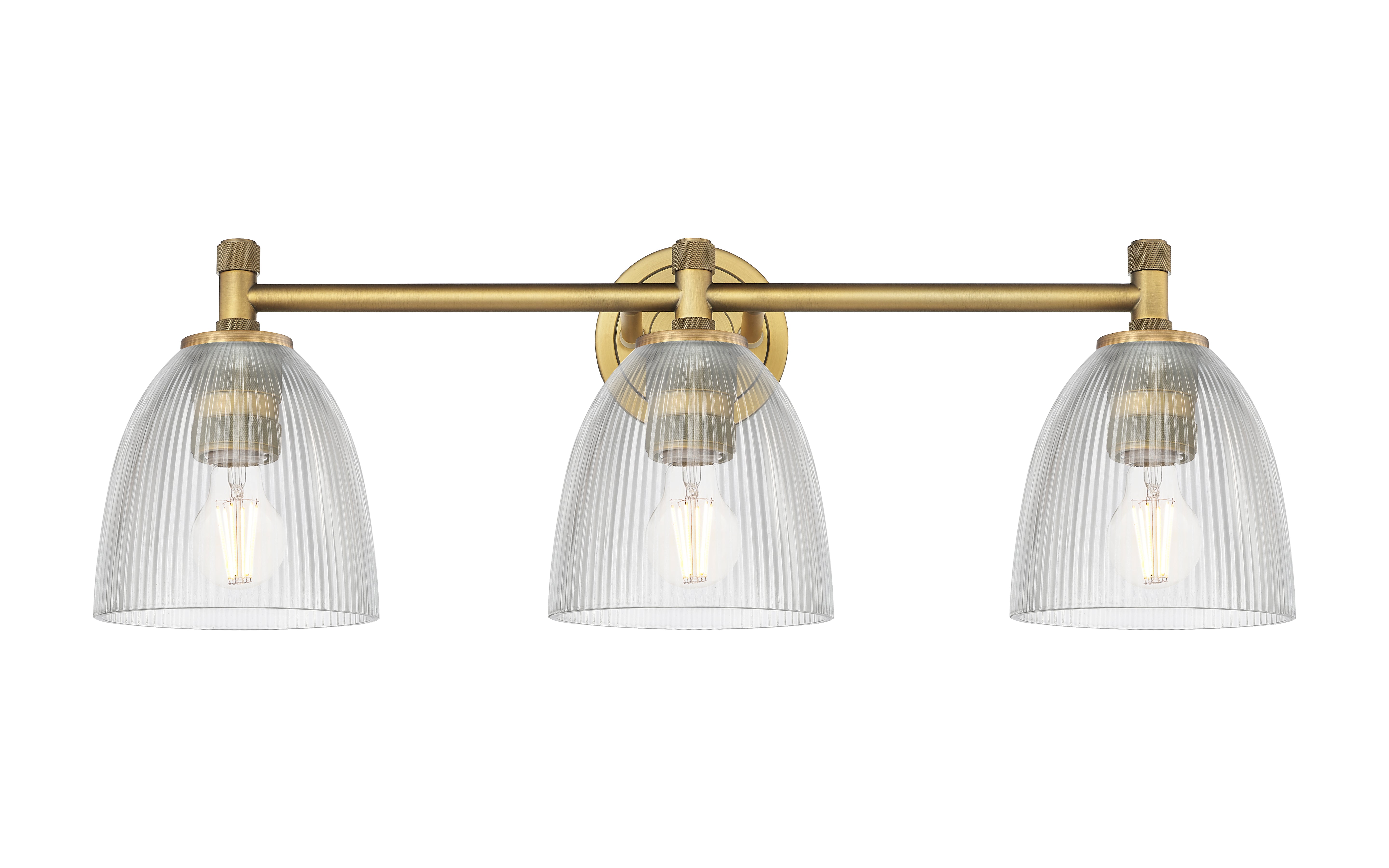Downtown Urban Bath Vanity Light 24 Inch Brass