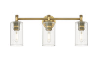 Downtown Urban Bath Vanity Light Cast Brass