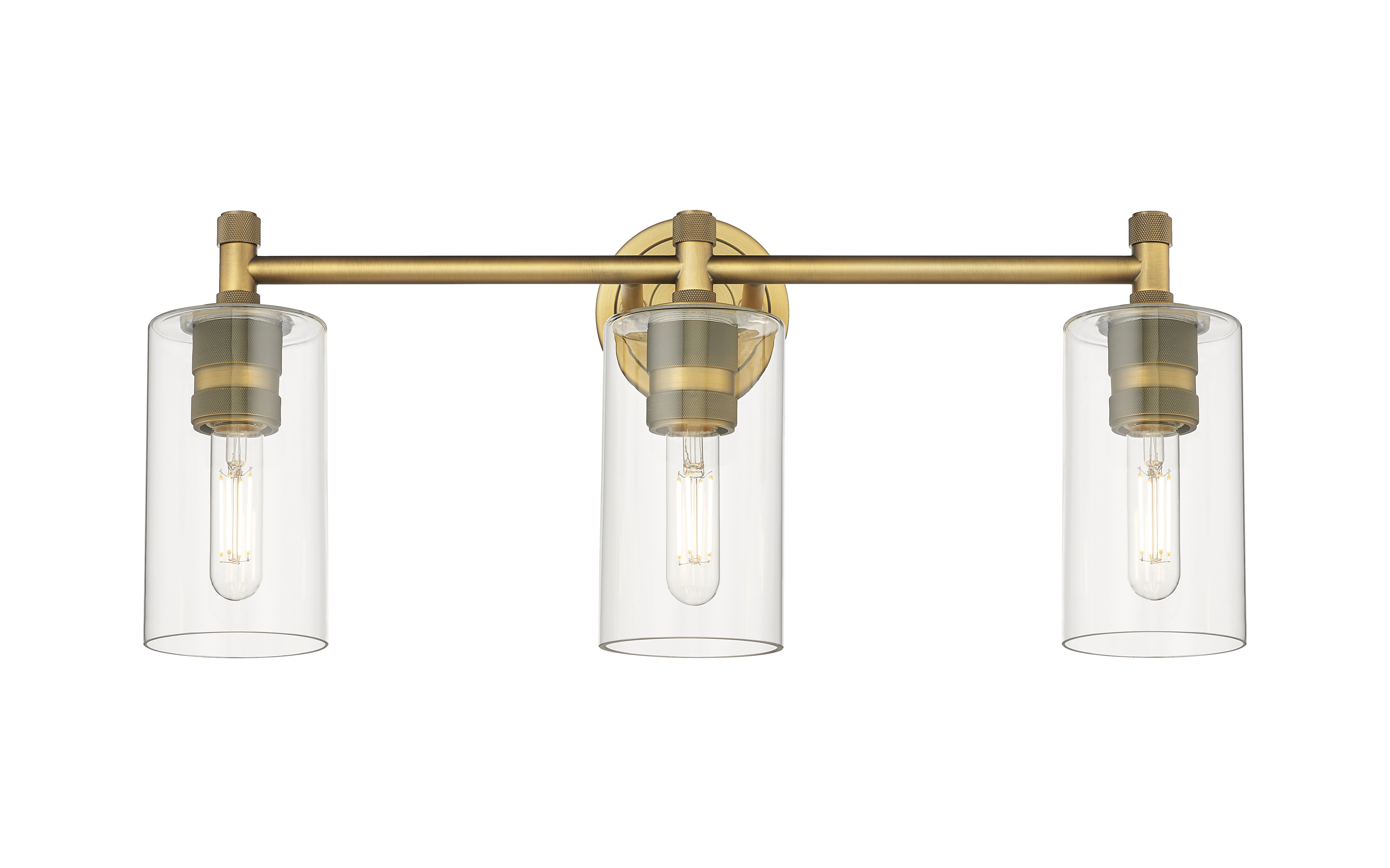 Downtown Urban Bath Vanity Light Cast Brass