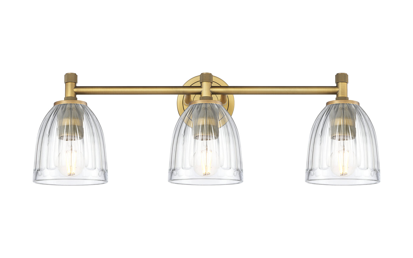 Downtown Urban Bath Vanity Light Cast Brass