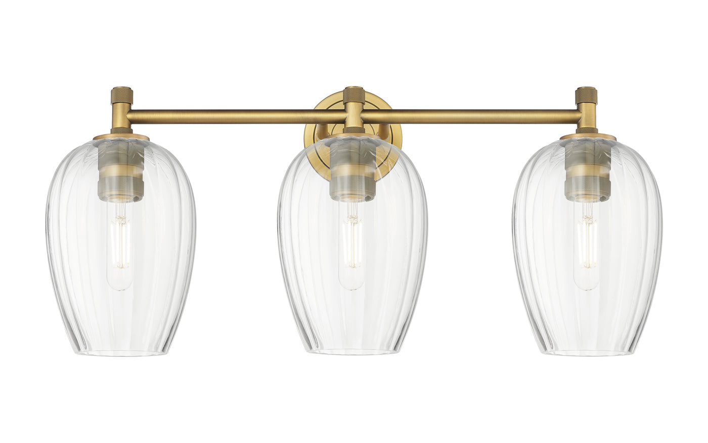 Downtown Urban Bath Vanity Light Cast Brass
