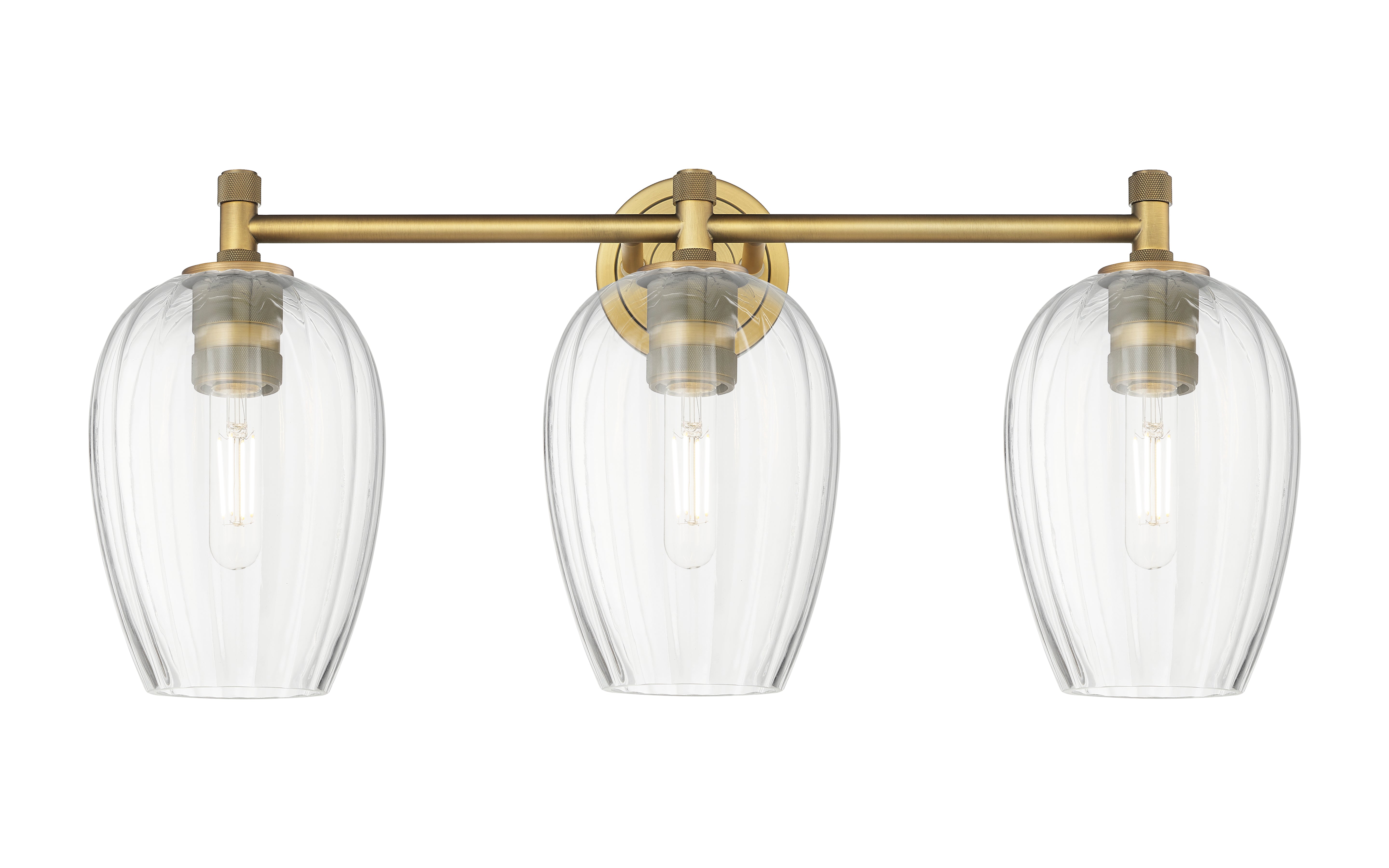 Downtown Urban Bath Vanity Light Cast Brass