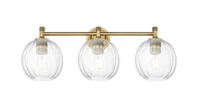 Downtown Urban Bath Vanity Light Glass Brass