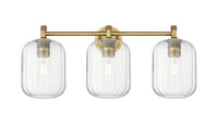Downtown Urban Bath Vanity Light Steel Brass