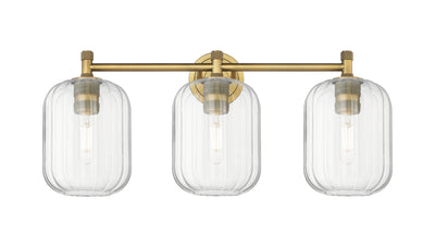 Downtown Urban Bath Vanity Light Steel Brass