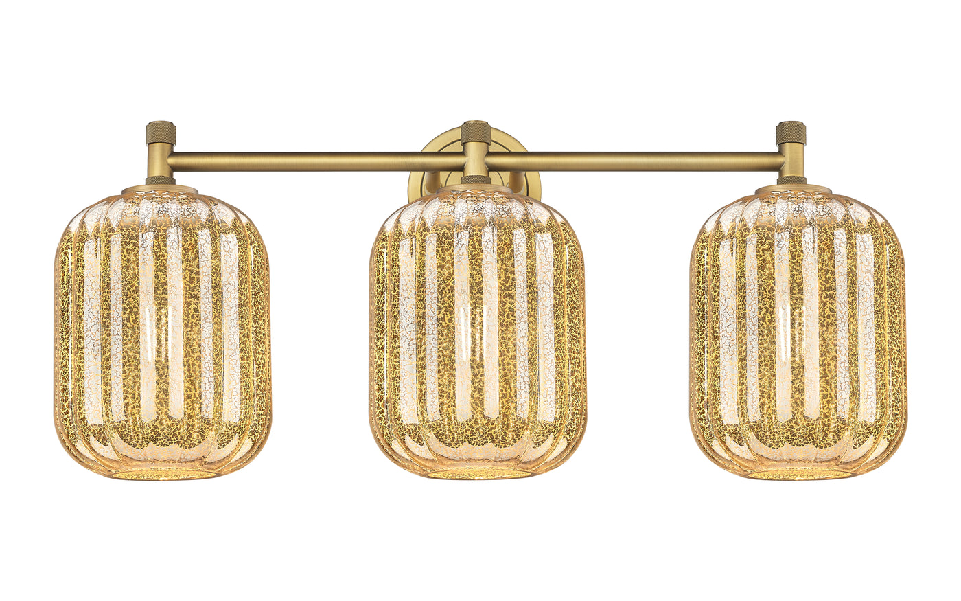 Downtown Urban Bath Vanity Light Steel Brass