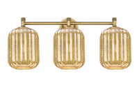Downtown Urban Bath Vanity Light Steel Brass