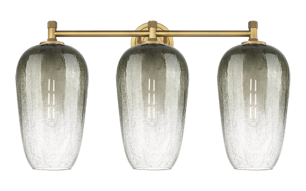 Brookhaven Flute 25-Inch 3-Light Bath Vanity Light 15.5-Inch High