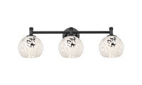 Downtown Urban Bath Vanity Light Brass Glass