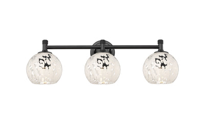 Downtown Urban Bath Vanity Light Brass Glass