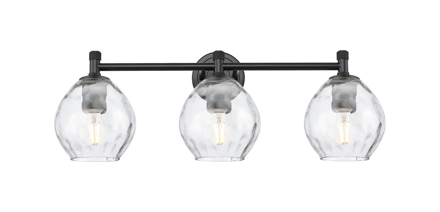 Downtown Urban Bath Vanity Light Brass Glass
