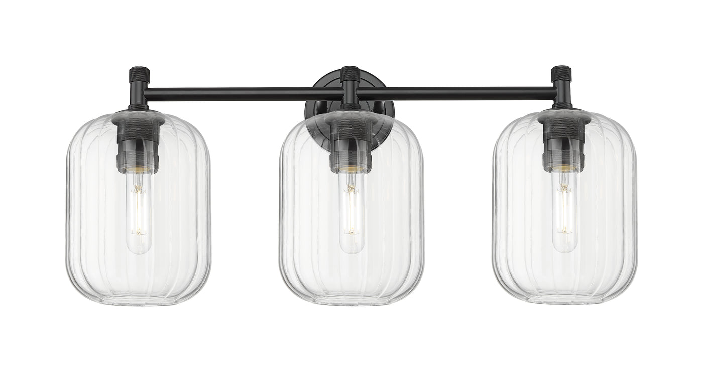 Downtown Urban Bath Vanity Light Steel Brass